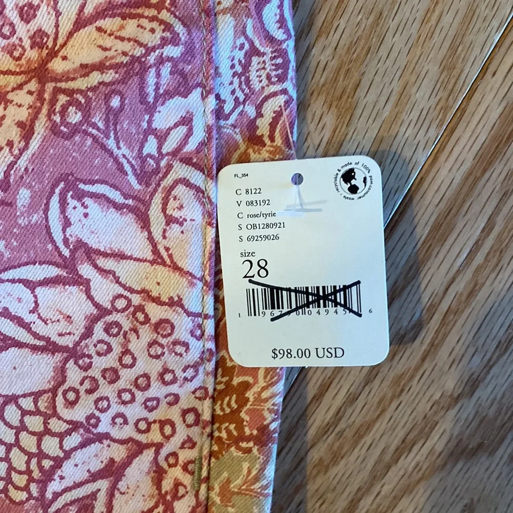 Free People Youthquake Floral Flare Jeans - Picture 4 of 6